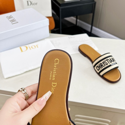 Replica Christian Dior Slippers For Women #1213266 $85.00 USD for Wholesale