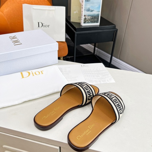 Replica Christian Dior Slippers For Women #1213266 $85.00 USD for Wholesale