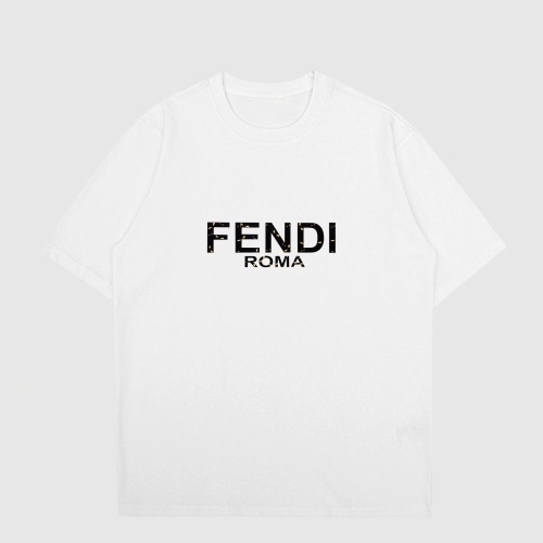 Fendi T-Shirts Short Sleeved For Unisex #1213312 $27.00 USD, Wholesale Replica Fendi T-Shirts