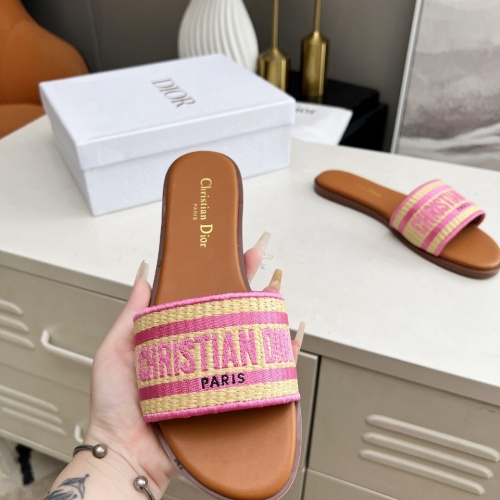 Replica Christian Dior Slippers For Women #1213319 $76.00 USD for Wholesale