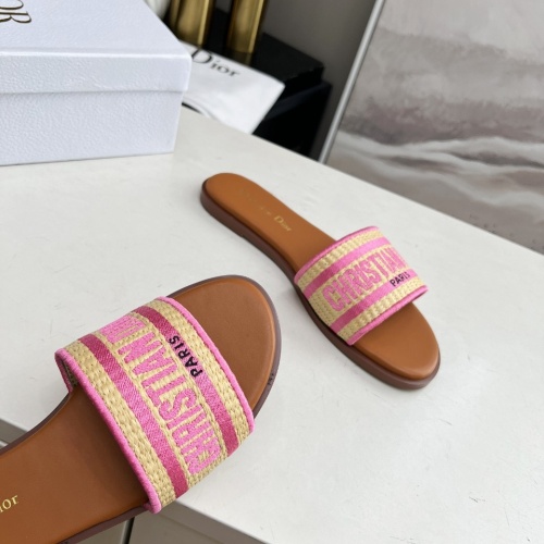 Replica Christian Dior Slippers For Women #1213319 $76.00 USD for Wholesale