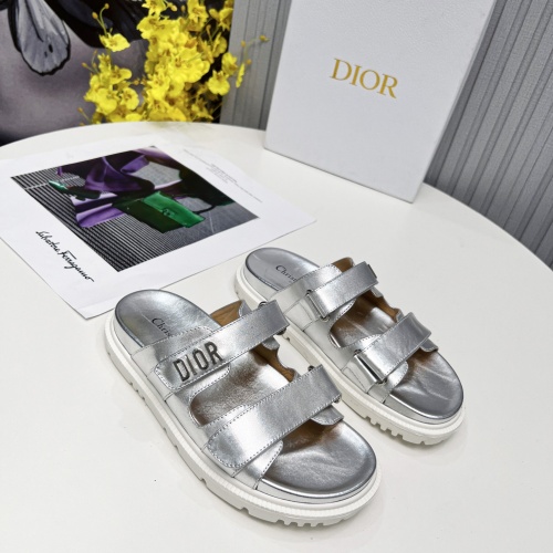 Replica Christian Dior Slippers For Women #1213321 $92.00 USD for Wholesale