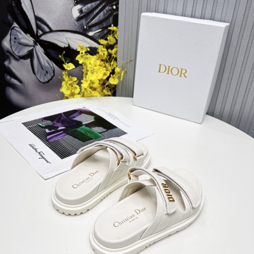 Replica Christian Dior Slippers For Women #1213322 $92.00 USD for Wholesale