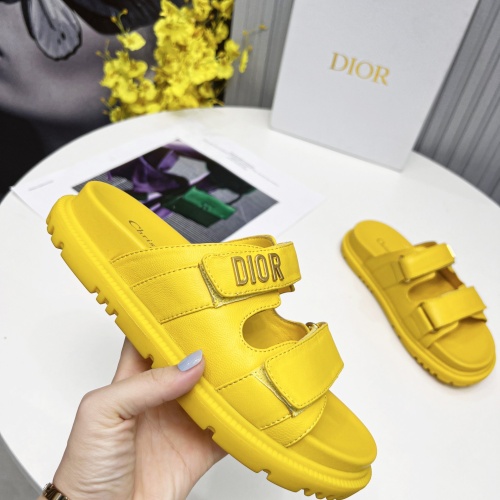 Replica Christian Dior Slippers For Women #1213323 $92.00 USD for Wholesale