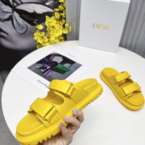 Replica Christian Dior Slippers For Women #1213323 $92.00 USD for Wholesale