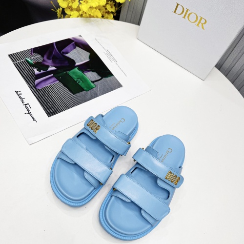 Replica Christian Dior Slippers For Women #1213324 $92.00 USD for Wholesale