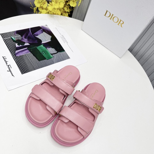 Replica Christian Dior Slippers For Women #1213325 $92.00 USD for Wholesale