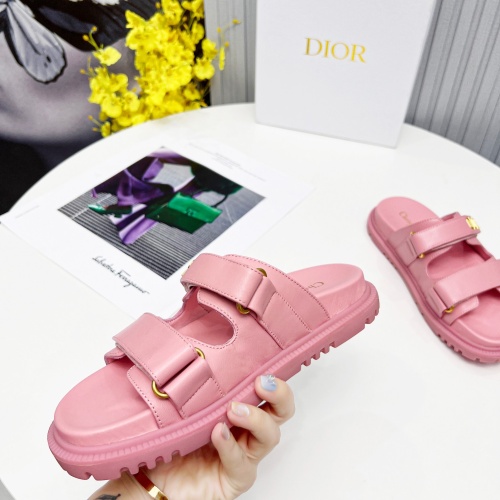 Replica Christian Dior Slippers For Women #1213325 $92.00 USD for Wholesale