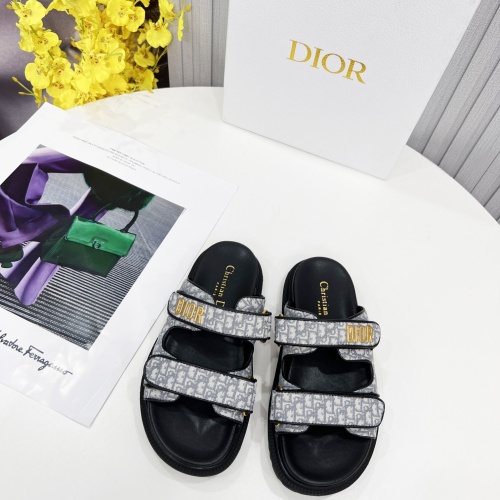 Replica Christian Dior Slippers For Women #1213327 $92.00 USD for Wholesale