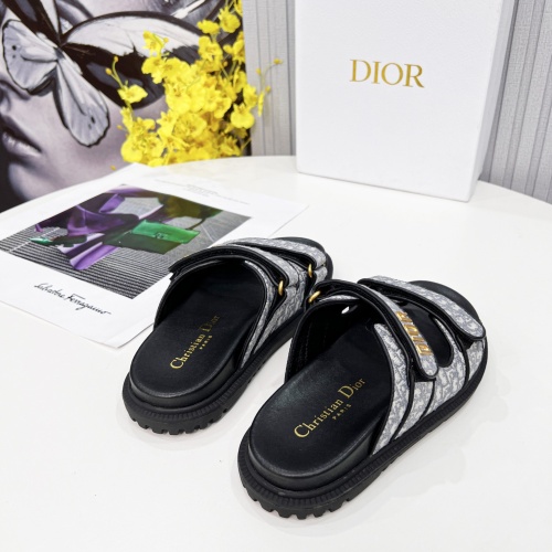 Replica Christian Dior Slippers For Women #1213327 $92.00 USD for Wholesale