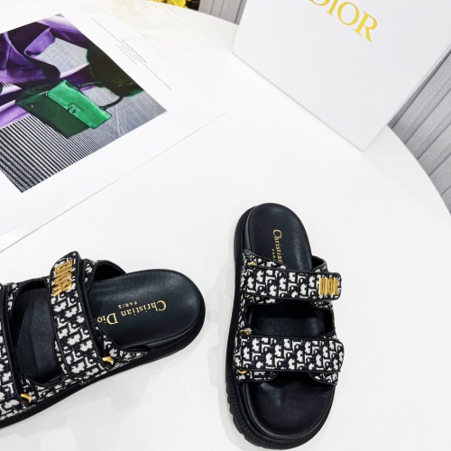 Replica Christian Dior Slippers For Women #1213328 $92.00 USD for Wholesale