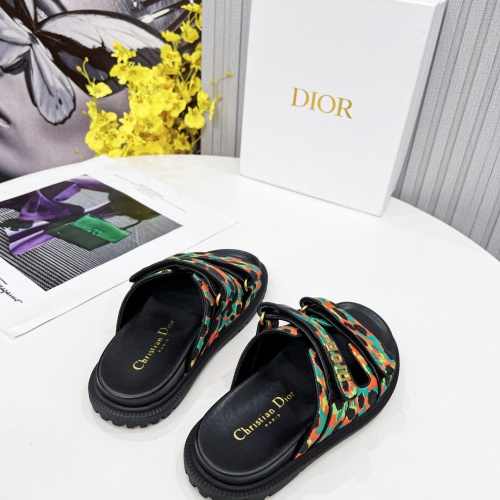 Replica Christian Dior Slippers For Women #1213330 $92.00 USD for Wholesale