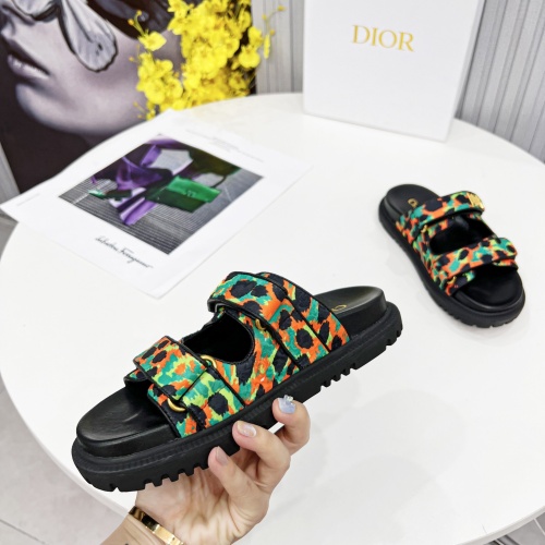 Replica Christian Dior Slippers For Women #1213330 $92.00 USD for Wholesale