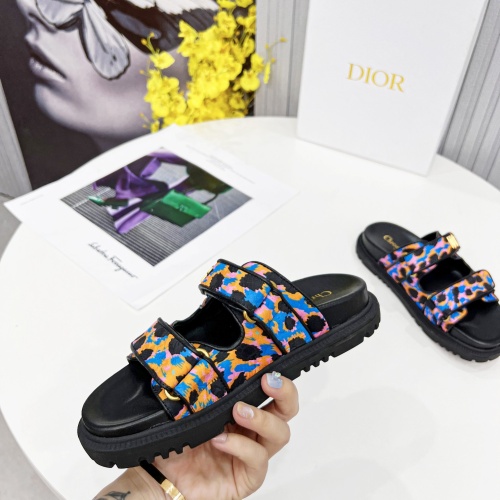 Replica Christian Dior Slippers For Women #1213331 $92.00 USD for Wholesale