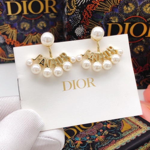 Replica Christian Dior Earrings For Women #1213403 $27.00 USD for Wholesale