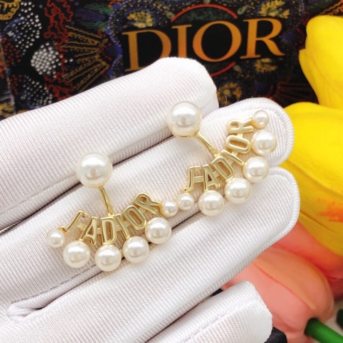 Replica Christian Dior Earrings For Women #1213403 $27.00 USD for Wholesale