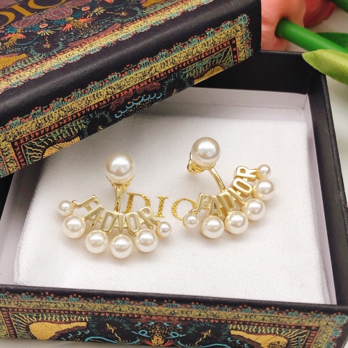 Replica Christian Dior Earrings For Women #1213403 $27.00 USD for Wholesale