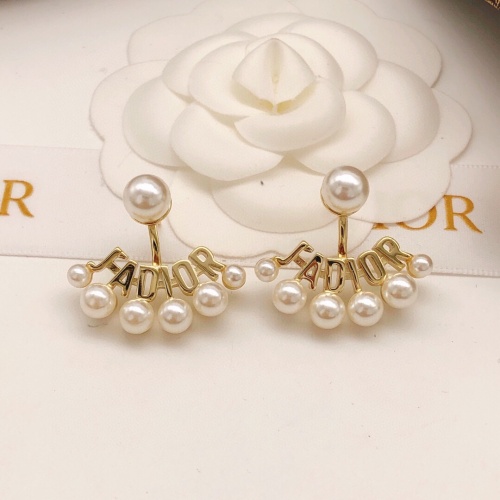 Replica Christian Dior Earrings For Women #1213403 $27.00 USD for Wholesale