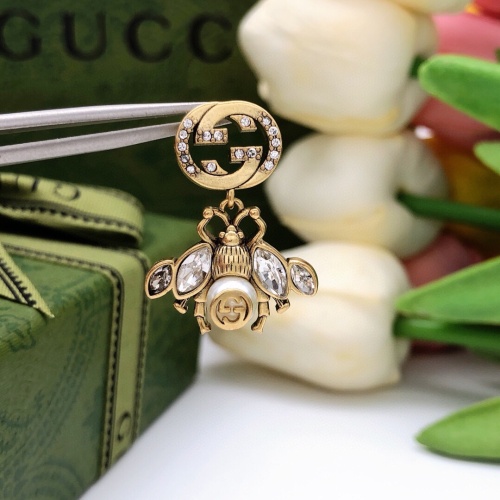 Replica Gucci Earrings For Women #1213488 $29.00 USD for Wholesale