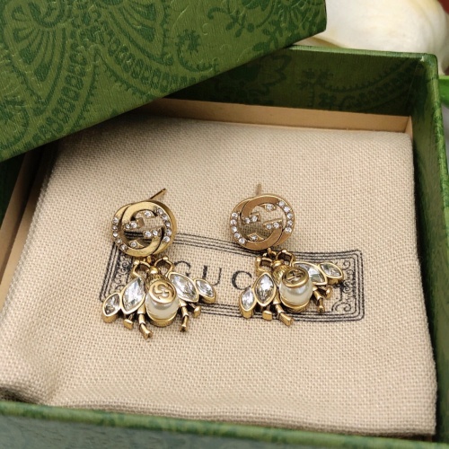 Replica Gucci Earrings For Women #1213488 $29.00 USD for Wholesale