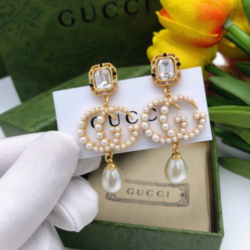 Replica Gucci Earrings For Women #1213490 $29.00 USD for Wholesale