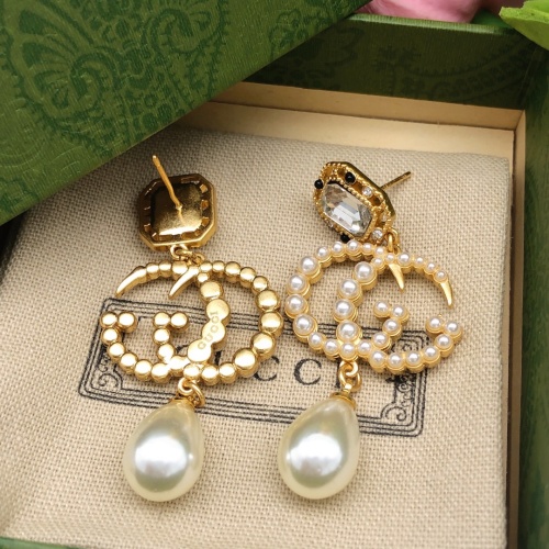 Replica Gucci Earrings For Women #1213490 $29.00 USD for Wholesale