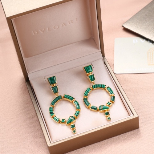 Replica Bvlgari Earrings For Women #1213526 $52.00 USD for Wholesale