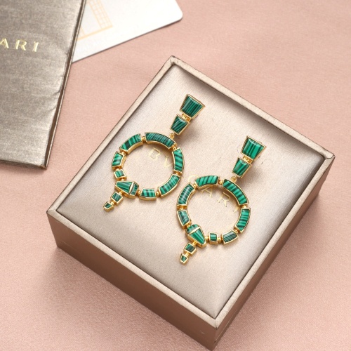 Replica Bvlgari Earrings For Women #1213526 $52.00 USD for Wholesale