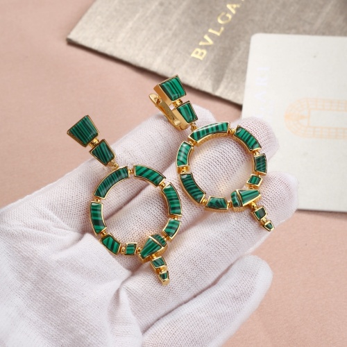 Replica Bvlgari Earrings For Women #1213526 $52.00 USD for Wholesale