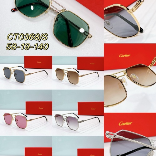 Replica Cartier AAA Quality Sunglassess #1213599 $48.00 USD for Wholesale