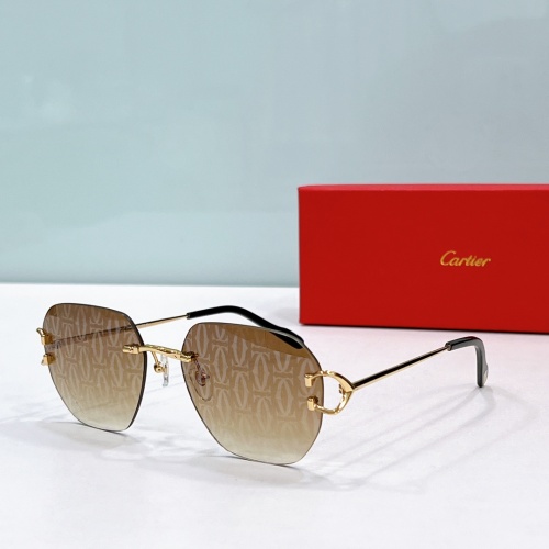 Cartier AAA Quality Sunglassess #1213608 $48.00 USD, Wholesale Replica Cartier AAA Quality Sunglassess