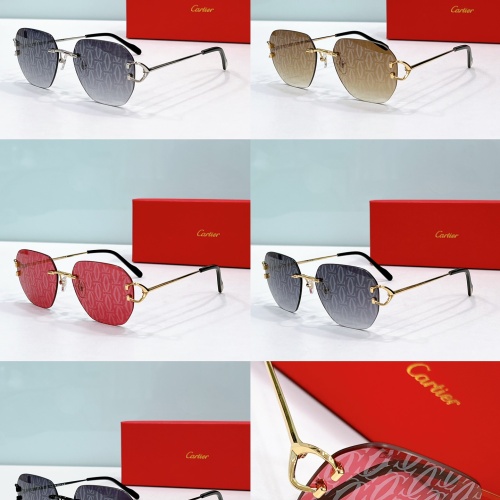 Replica Cartier AAA Quality Sunglassess #1213608 $48.00 USD for Wholesale