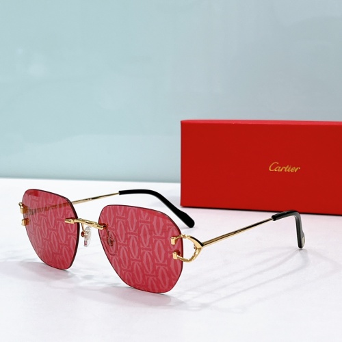 Cartier AAA Quality Sunglassess #1213609 $48.00 USD, Wholesale Replica Cartier AAA Quality Sunglassess