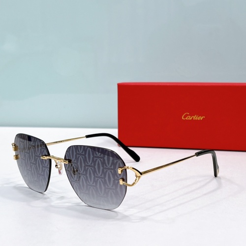 Cartier AAA Quality Sunglassess #1213610 $48.00 USD, Wholesale Replica Cartier AAA Quality Sunglassess