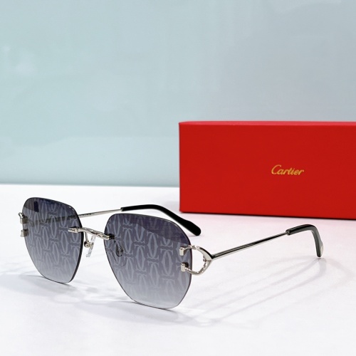 Cartier AAA Quality Sunglassess #1213611 $48.00 USD, Wholesale Replica Cartier AAA Quality Sunglassess