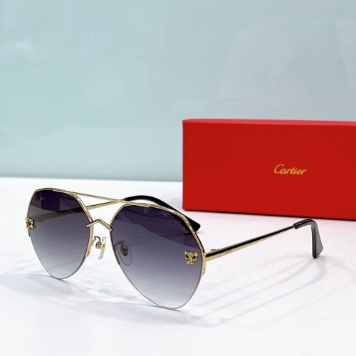 Cartier AAA Quality Sunglassess #1213618 $48.00 USD, Wholesale Replica Cartier AAA Quality Sunglassess