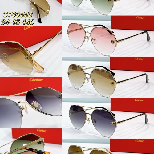 Replica Cartier AAA Quality Sunglassess #1213618 $48.00 USD for Wholesale