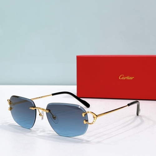 Cartier AAA Quality Sunglassess #1213691 $48.00 USD, Wholesale Replica Cartier AAA Quality Sunglassess