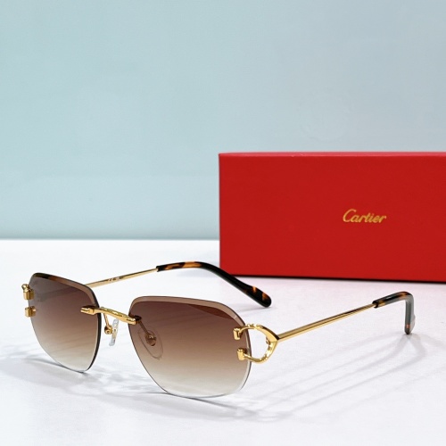 Cartier AAA Quality Sunglassess #1213696 $48.00 USD, Wholesale Replica Cartier AAA Quality Sunglassess