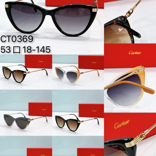 Replica Cartier AAA Quality Sunglassess #1213700 $48.00 USD for Wholesale