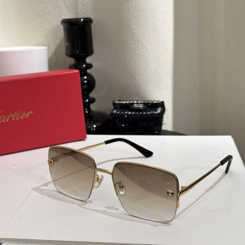 Cartier AAA Quality Sunglassess #1213707 $48.00 USD, Wholesale Replica Cartier AAA Quality Sunglassess