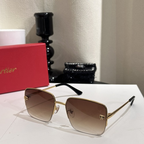 Cartier AAA Quality Sunglassess #1213708 $48.00 USD, Wholesale Replica Cartier AAA Quality Sunglassess