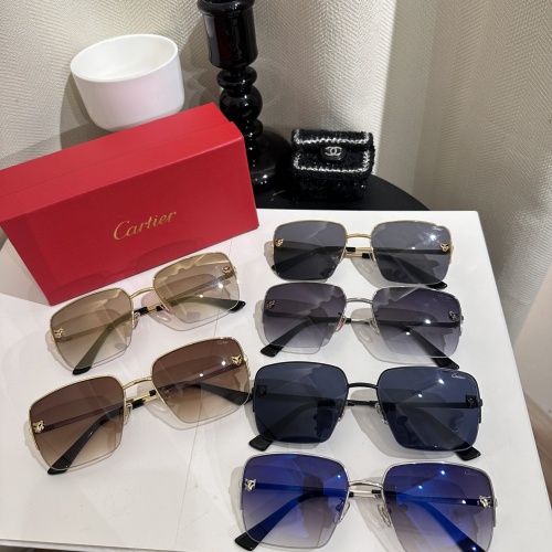 Replica Cartier AAA Quality Sunglassess #1213708 $48.00 USD for Wholesale