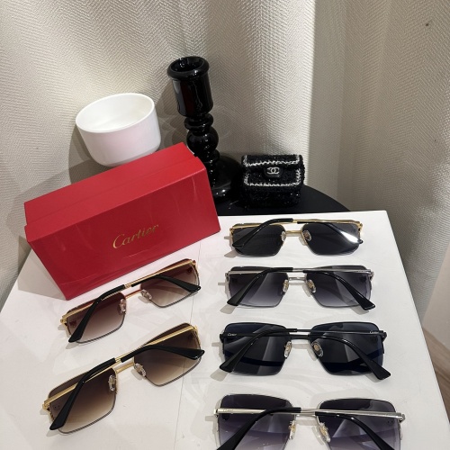 Replica Cartier AAA Quality Sunglassess #1213708 $48.00 USD for Wholesale