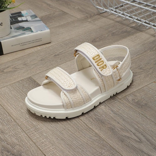 Replica Christian Dior Sandal For Women #1213728 $98.00 USD for Wholesale