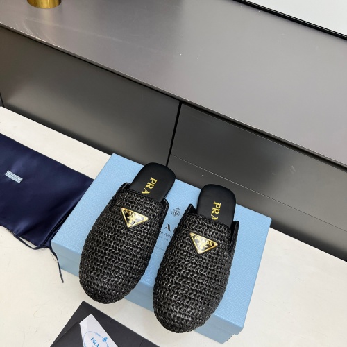 Replica Prada Slippers For Women #1213733 $96.00 USD for Wholesale