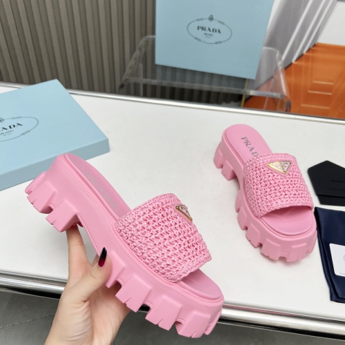 Replica Prada Slippers For Women #1213735 $96.00 USD for Wholesale