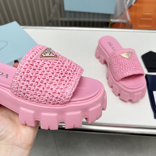 Replica Prada Slippers For Women #1213735 $96.00 USD for Wholesale