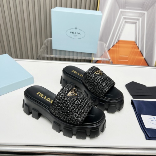 Replica Prada Slippers For Women #1213737 $96.00 USD for Wholesale