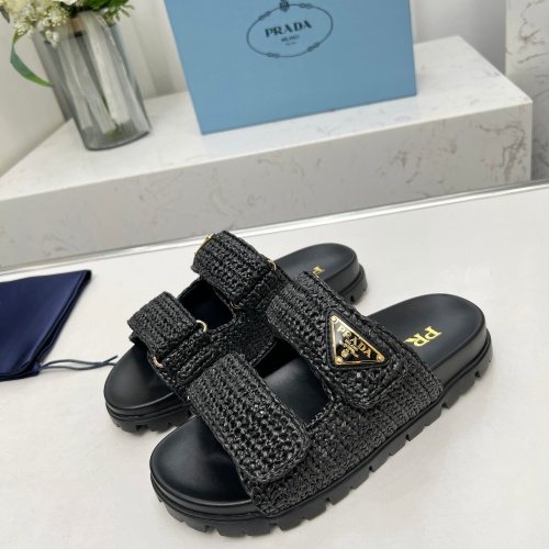 Prada Slippers For Women #1213740 $100.00 USD, Wholesale Replica Prada Slippers